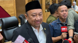 Wakil Ketua DPR Lalu Hadrian Irfani saat ditemui di Gedung DPR, Senayan, Jakarta, Selasa (30/6/2026). (KOMPAS.com/ADHYASTA DIRGANTARA)