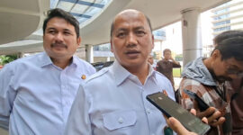 Kapuspenkum Kejagung Anang Supriatna ditemui di Gedung Bundar Kejagung, Jakarta, Selasa (23/6/2026).(KOMPAS.com/NICHOLAS RYAN ADITYA)
