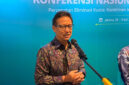 Menteri Kesehatan (Menkes) Budi Gunadi Sadikin (BGS) saat ditemui di Hotel Grand Sahid Jaya, Jakarta Pusat, Jumat (10/7/2026).(KOMPAS.com/FIRDA JANATI) 