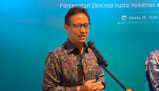 Menteri Kesehatan (Menkes) Budi Gunadi Sadikin (BGS) saat ditemui di Hotel Grand Sahid Jaya, Jakarta Pusat, Jumat (10/7/2026).(KOMPAS.com/FIRDA JANATI) 