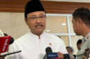 Sekretaris Jenderal PBNU Saifullah Yusuf atau Gus Ipul memberikan keterangan kepada wartawan di Kompleks Parlemen, Senayan, Jakarta, Rabu (15/7/2026). Gus Ipul memastikan Presiden Prabowo Subianto menghormati kemandirian NU dan tidak akan mengintervensi proses Muktamar PBNU 2026. (Tribunnews.com/Chaerul Umam)