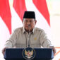 Presiden RI Prabowo Subianto memberi teguran ke aparat TNI, Polri, dan Kejagung saat meresmikan Bendungan Meninting di Lombok Barat, NTB, Jumat (10/7/2026). (Dok. YouTube Setpres)