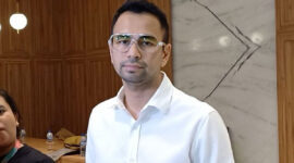 Raffi Ahmad saat ditemui di kantor RANS BSD, daerah Serpong, Tangerang Selatan, Banten, Rabu (6/12/2023). (KOMPAS.com/Revi C Rantung)