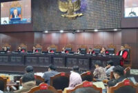 Tiga kepala sekolah dihadirkan sebagai saksi oleh pemerintah dalam sidang uji materi terkait penggunaan anggaran pendidikan untuk program Makan Bergizi Gratis (MBG) di Mahkamah Konstitusi (MK), Rabu (1/7/2026).