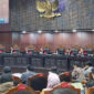 Tiga kepala sekolah dihadirkan sebagai saksi oleh pemerintah dalam sidang uji materi terkait penggunaan anggaran pendidikan untuk program Makan Bergizi Gratis (MBG) di Mahkamah Konstitusi (MK), Rabu (1/7/2026).