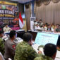 Presiden RI Prabowo Subianto memimpin rapat penanganan kebakaran lahan dan hutan (karhutla) sejumlah daerah dari Palembang, Sumatera Selatan (Sumsel), Senin (24/8/2026).(Sekretariat Presiden RI)
