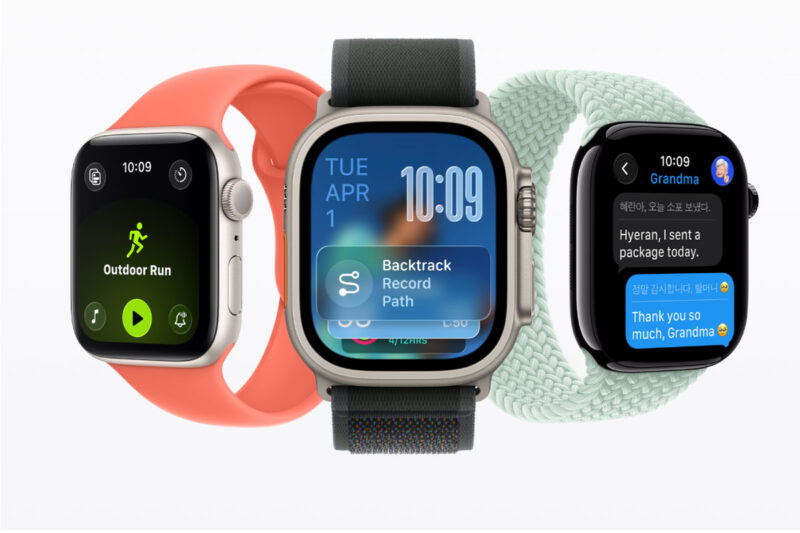 Apple Watch Ultra 3, Watch SE 3, dan Watch Series 11 ditenagai sistem operasi WatchOS 26 terbaru.(Apple)
