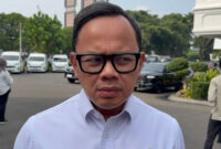 Wamendagri Bima Arya Sugiarto saat ditemui di Istana, Jakarta, Selasa (28/7/2026). (KOMPAS.com/ADHYASTA DIRGANTARA)
