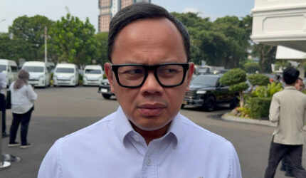 Wamendagri Bima Arya Sugiarto saat ditemui di Istana, Jakarta, Selasa (28/7/2026). (KOMPAS.com/ADHYASTA DIRGANTARA)