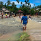 Kondisi kahan pertanian warga yang berubah menjadi aliran sungai di Kuranji Kota Padang akibat banjir.(Rahmat Panji (Kompas.com))

