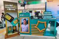 Salah satu booth milik Bank Syariah Indonesia (BSI) di Stasiun MRT Lebak Bulus Bank Syariah Indonesia, Jakarta Selatan, Rabu (10/12/2025).(KOMPAS.com/INTAN AFRIDA RAFNI)
