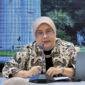 Direktur Perlindungan Warga Negara Indonesia (PWNI) Kementerian Luar Negeri (Kemlu) RI, Heni Hamidah saat konferensi pers di Kantor Kemenlu, Jakarta Pusat, Kamis (13/8/2026).(KOMPAS.com/FIRDA JANATI)
