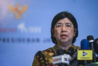 Pejabat Gubernur Sementara Bank Indonesia (BI) Destry Damayanti memberikan keterangan pers usai mengikuti rapat Komite Stabilitas Sistem Keuangan (KSSK) dengan Presiden Prabowo Subianto di Kompleks Istana Kepresidenan, Jakarta, Senin (27/7/2026).