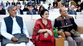 Presiden ke-5 RI sekaligus Ketua Umum PDI-P Megawati Soekarnoputri bersama Presiden Timor Leste Ramos Horta dalam forum dialog bersama peraih Nobel dan Turing Award di Megawati Institute, Jakarta, Jumat (28/8/2026).(Dokumentasi PDI-P.)