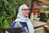 Retno Listyarti di Ciracas, Jakarta Timur, Senin (20/1/2020).(KOMPAS.COM/DEAN PAHREVI)
