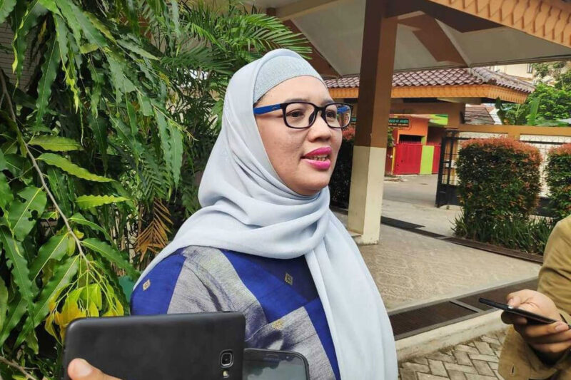 Retno Listyarti di Ciracas, Jakarta Timur, Senin (20/1/2020).(KOMPAS.COM/DEAN PAHREVI)
