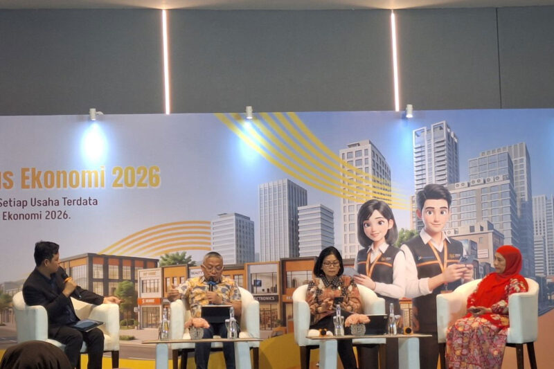 Deputi Bidang Neraca dan Analisis Statistik BPS RI, Moh. Edy Mahmud, dalam acara Kompas.comtalks di kawasan Jakarta Pusat, Jumat (7/8/2025) malam.(KOMPAS.com/ SHINTA DWI AYU)