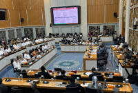 Rapat Komisi IV DPR bersama Menhut Raja Juli Antoni di Gedung DPR, Senayan, Jakarta, Selasa (18/8/2026). (KOMPAS.com/ADHYASTA DIRGANTARA)