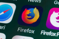 Aplikasi Firefox di iOS.(())

