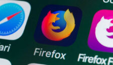 Aplikasi Firefox di iOS.(())
