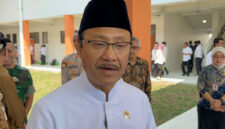 Menteri Sosial (Mensos) Saifullah Yusuf menghadiri MPLS SRT 1 Sukoharjo, Sabtu (1/8/2026)(KOMPAS.COM/ADINDA BUNGA KUSUMA WARDANI)