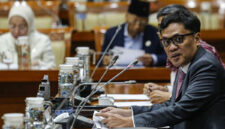 Ketua Komisi III DPR Habiburokhman. Komisi III DPR menjawab tudingan yang menyebutkan bahwa usulan Rancangan Undang-Undang (RUU) Perampasan Aset dari usulan pemerintah jadi inisiatif DPR untuk memperlambat pembentukan RUU Perampasan Aset. (ASPRILLA DWI ADHA)
