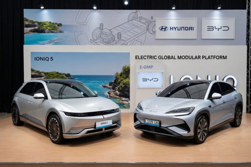 Hyundai Ioniq 5 vs BYD Sealion 7(Dok. Gemini)
