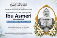 Ibu Asmeri Binti Abdullah, mertua Gentar Ali Putra