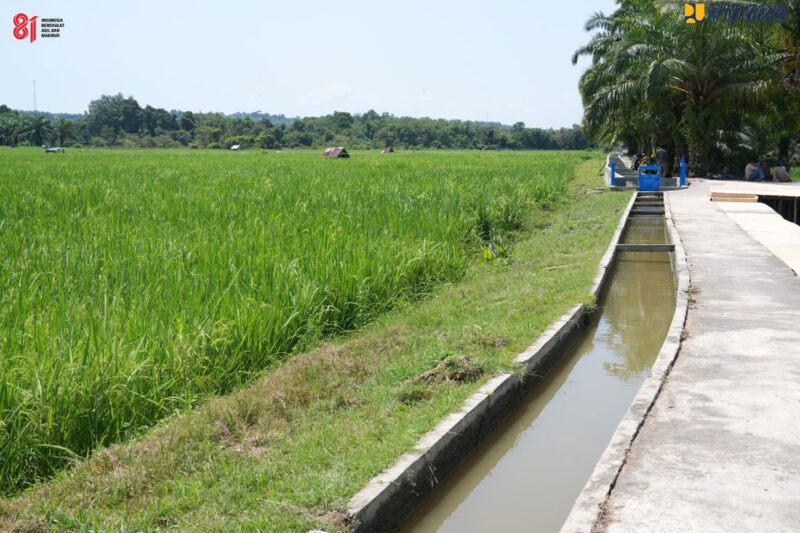 Kementerian PU merehabilitasi jaringan irigasi di Provinsi Riau.(Dok. Kementerian PU)

