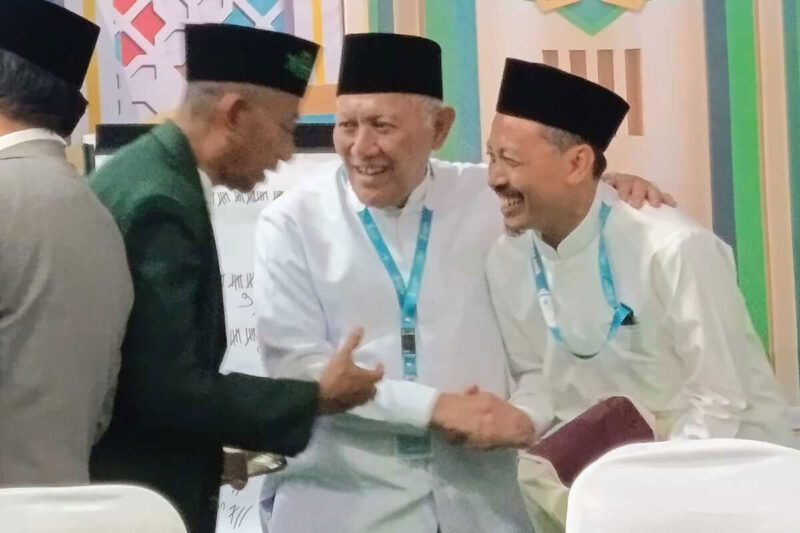 Gus Kikin ditetapkan oleh AHWA sebagai Ketua Umum PBNU(KOMPAS.COM/MOH. SYAFIÍ)
