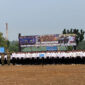 Sebanyak 2.105 aparatur sipil negara (ASN) dari 50 kementerian dan lembaga akan mengikuti latihan dasar militer (latsarmil) Komponen Cadangan (Komcad) gelombang II.(KOMPAS.com/BAHARUDIN AL FARISI)