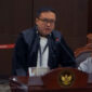 Kuasa hukum Lion Air Grup, Jeffri Pri Martono dalam sidang perkara Nomor 190/PUU-XXIV/2026 di Gedung Mahkamah Konstitusi (MK), Jakarta, Selasa (18/8/2026).()
