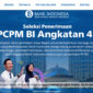 Bank Indonesia (BI) kembali membuka lowongan kerja Pendidikan Calon Pegawai Asisten Manajer (PCPM) Angkatan 41.()
