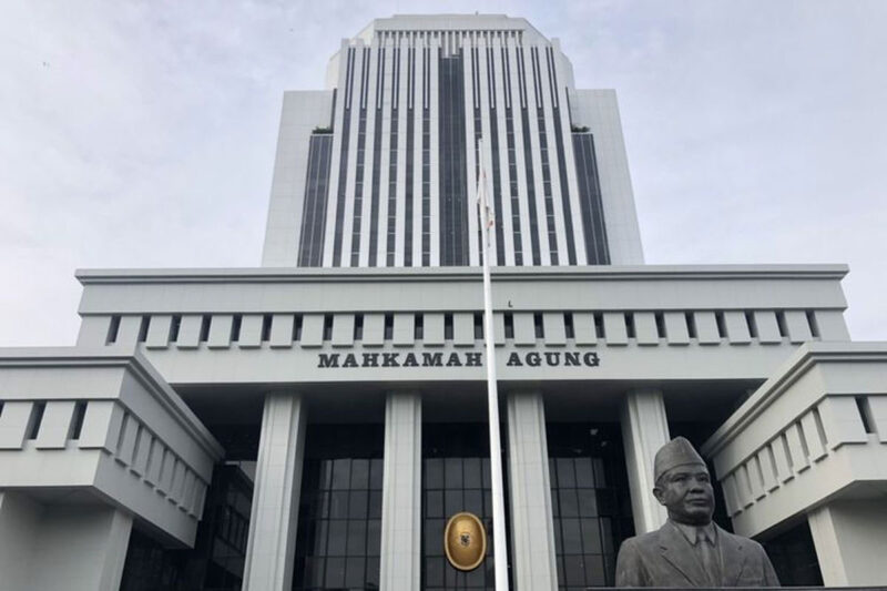 Gedung Mahkamah Agung (MA), Jalan Medan Merdeka Utara, Jakarta Pusat, Rabu (8/11/2021). (Tatang Guritno/ Kompas.com)