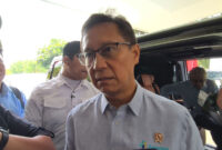 Menteri Kesehatan (Menkes) Budi Gunadi Sadikin di Kantor KSP, Jakarta, Senin (31/8/3026)(KOMPAS.com/Rahel)