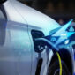 Ilustrasi mobil listrik.(Shutterstock)
