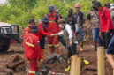 Menteri Kehutanan (Menhut) Raja Juli Antoni saat meninjau penanganan kebakaran hutan dan lahan (karhutla) di Riau, Kamis (28/8/2026)(KOMPAS.com/Rahel)