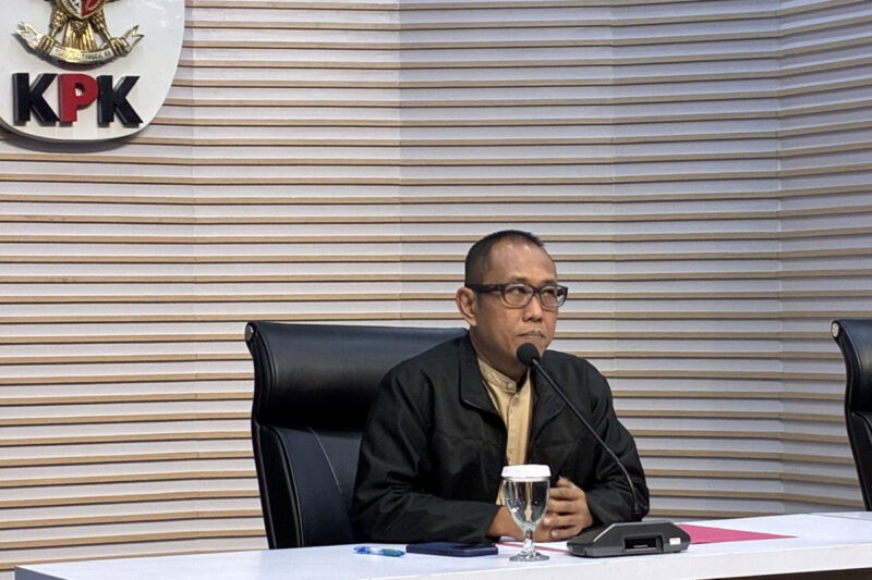 Plh Direktur Penyidikan KPK, Ahmad Taufik Husein di Gedung Merah Putih, Jakarta, Jumat (21/8/2026).(KOMPAS.com/HARYANTI PUSPA SARI )
