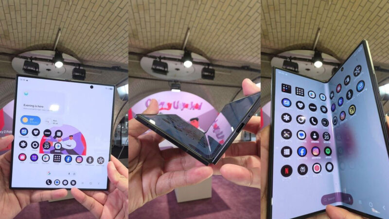 Samsung Galaxy Z Fold 8 Ultra memiliki layar utama berukuran 8 inci. Layar ini menggunakan panel Dynamic AMOLED 2X yang sudah mendukung resolusi 2.504 x 2.256 piksel, adaptive refresh rate 1-120Hz. (KOMPAS.com/Galuh Putri Riyanto)
