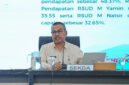 Sekda Sumbar Arry Yuswandi saat memaparkan surat edaran ayah mengatar anak sekolah(Rahmat Panji (Kompas.com))

