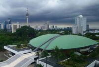 Pemandangan Kompleks DPR/MPR/DPD, di Senayan, Jakarta.(KOMPAS.com/Nabilla Tashandra)