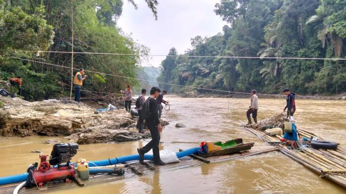 Satgas Gabungan Pemberantasan aktivitas penambangan emas tanpa izin (PETI)
