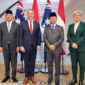 Menteri Pertahanan (Menhan) Sjafrie Sjamsoeddin dan Menteri Luar Negeri (Menlu) Sugiono bertemu dengan Menhan Australia Richard Marles dan Menlu Australia Penny Wong dalam pertemuan 2+2 Foreign and Defence Ministers’ Meeting Indonesia-Australia di Melbourne, Rabu (26/8/2026).(DOK. Setjen Infohan Kemhan)