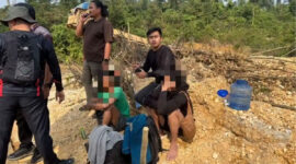 2 pelaku penambang emas tanpa izin (PETI) di lokasi aset tanah milik Pemkab Merangin ditangkap oleh Tim Tipidter Satuan Reserse Kriminal (Satreskrim) Polres Merangin. 