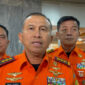 Kepala Basarnas, Marsekal Madya TNI Mohammad Syafii di Kompleks Parlemen, Jakarta, Senin (1/12/2025).(KOMPAS.com/Rahel)
