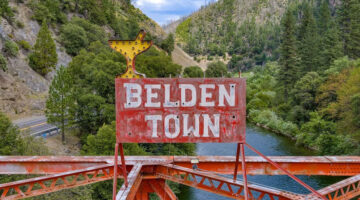 Kota Belden yang kini dijual seharga Rp 84 miliar pernah menjadi lokasi pertambangan emas di California, AS.(beldentownforsale.com)
