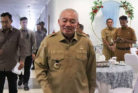 Gubernur Kalsel, Muhidin(KOMPAS.com/ANDI MUHAMMAD HASWAR)
