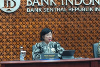 Gubernur Bank Indonesia Destry Damayanti dalam Konferensi Pers di Kantor Pusat BI, Jakarta, Kamis (24/9/2026)(KOMPAS.com/CITAAULIANA).(CIT)
