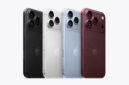 iPhone 18 Pro dan iPhone 18 Pro Max ditawarkan dalam warna Black, Silver, Glacier, dan Burgundy.(Apple)
