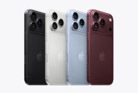 iPhone 18 Pro dan iPhone 18 Pro Max ditawarkan dalam warna Black, Silver, Glacier, dan Burgundy.(Apple)

